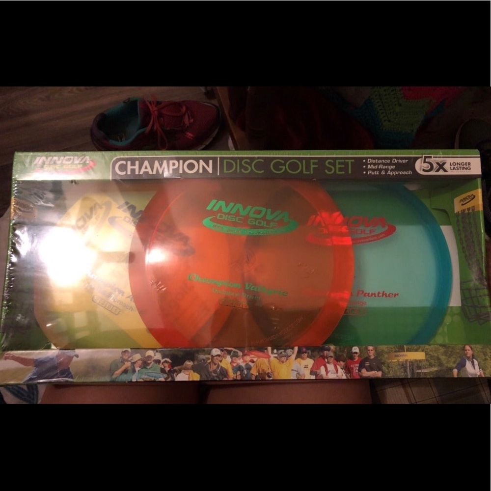 Never been open: 3 disc golf pack
